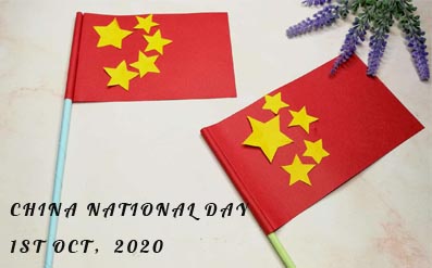 aviso de feriado para o dia nacional da china 2020 